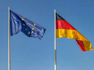 EU Flag & German Flag