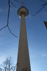 Berlin TV Tower from below