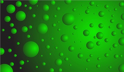 drops on green background
