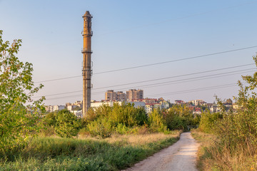 Obraz premium Kielce, osiedle czarnów elektrociepłownia
