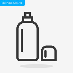 Cosmetic Spray Editable Stroke Pixel Perfect Vector Icon Line