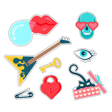 Trendy patches badges