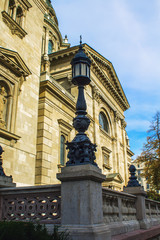 Fototapeta na wymiar Old lantern near St. Stephen’s Cathedral