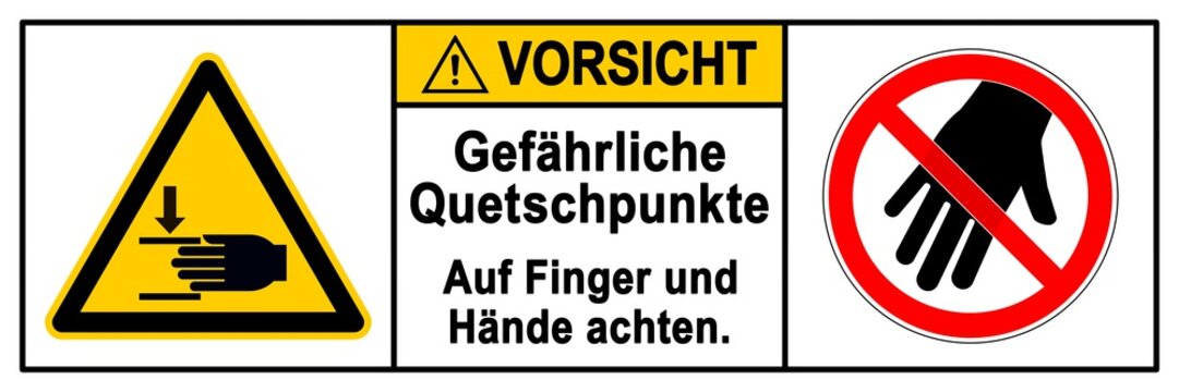 Quetschgefahr Images – Browse 90 Stock Photos, Vectors, and