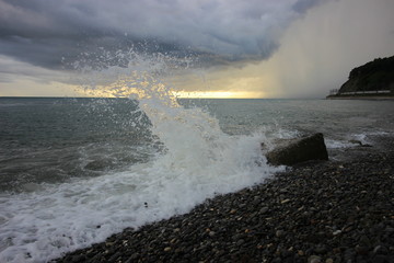 storm on the black sea