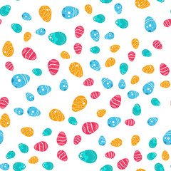 Easter Seamless Pattern. Vector Illustration.