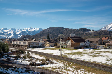 Blick auf Feldkirch-Gisingen