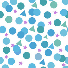 triangle and star seamless pattern