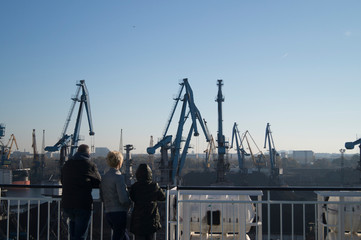 workers at construction site