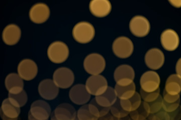 Defocused bokeh lights