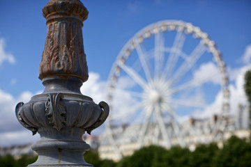 Detail of a lantern in Paris