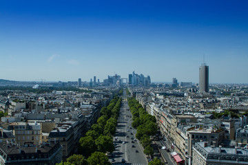 View from the Arc de Triomph