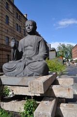 Buddha sat peacefully in Berlin