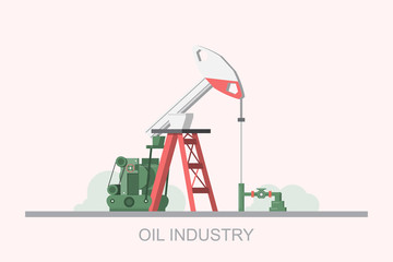 Obraz na płótnie Canvas Oil platform, gas fuel, industry offshore, drill technology