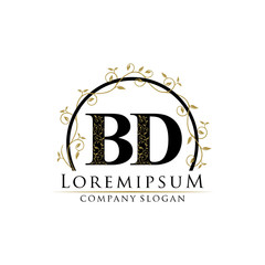 Classy Luxury BD Letter Logo