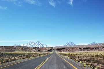 Street of Atacama Desert