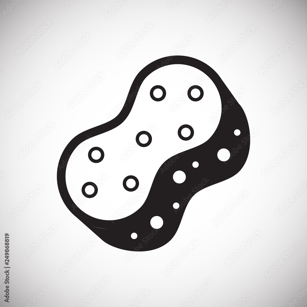 Poster wet cleaning icon on white background for graphic and web design, modern simple vector sign. interne