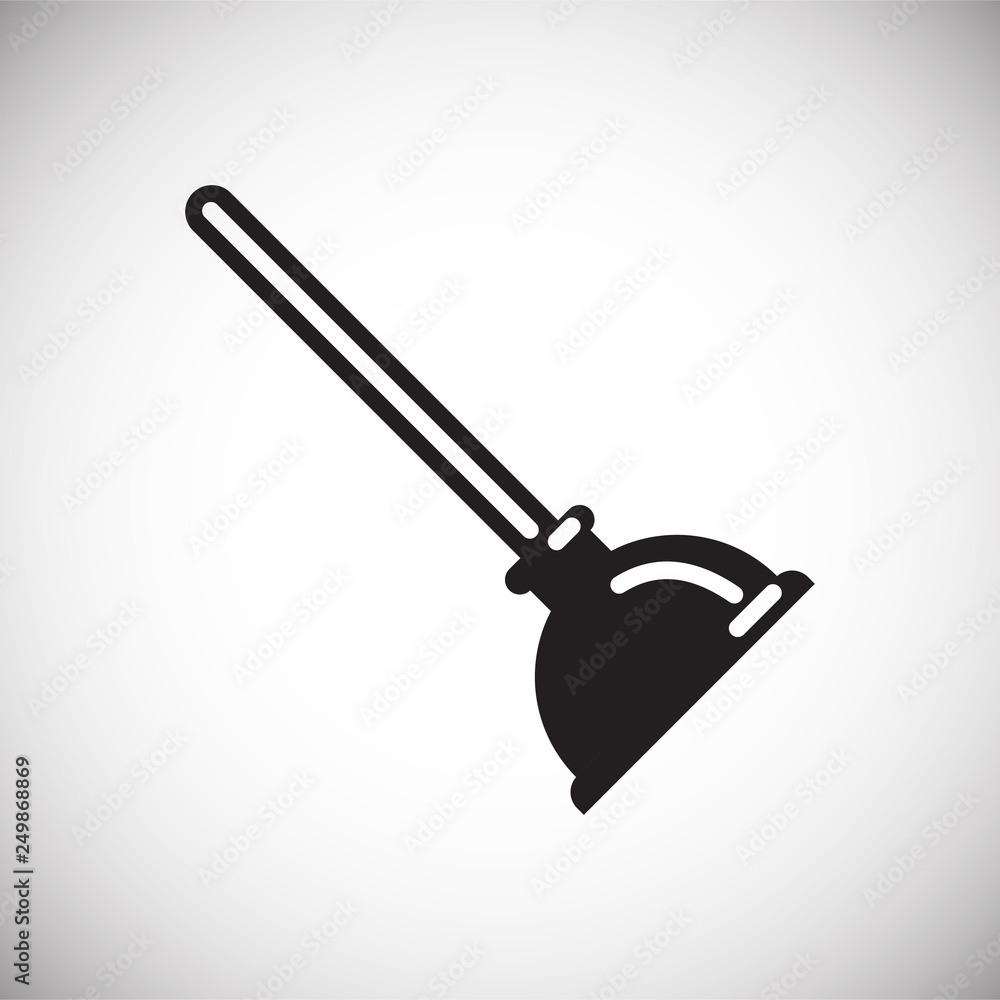 Poster toilet icon on white background for graphic and web design, modern simple vector sign. internet conc