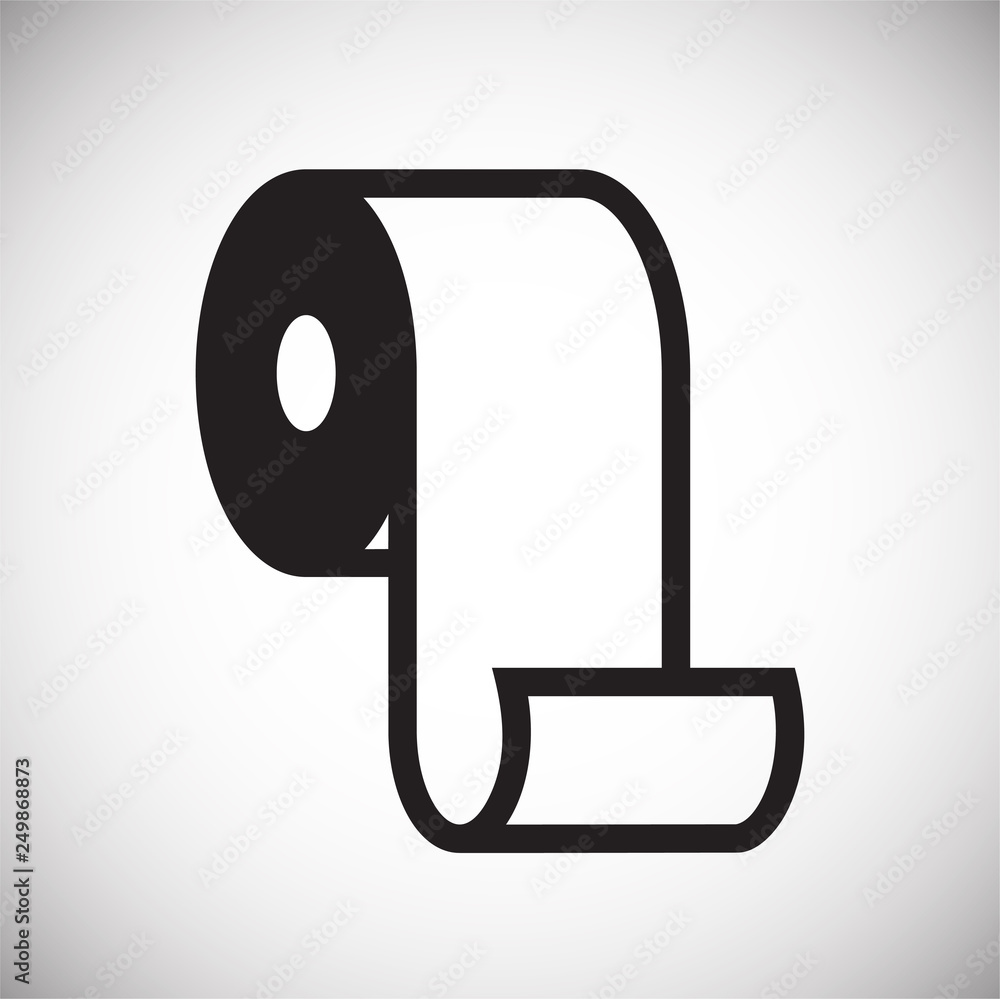 Fototapete toilet icon on white background for graphic and web design, modern simple vector sign. internet conc