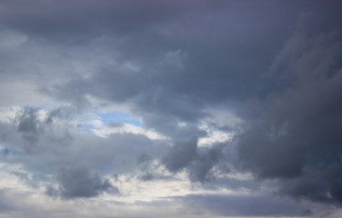 Fototapeta na wymiar blue sky with clouds landscape