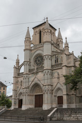 Obraz premium View on Basilica Notre-Dame in Geneva