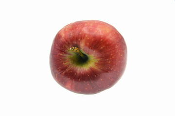 red apples isolated on white background