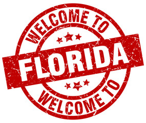 welcome to Florida red stamp