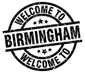 welcome to Birmingham black stamp