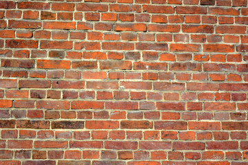 Obraz premium red brick wall background