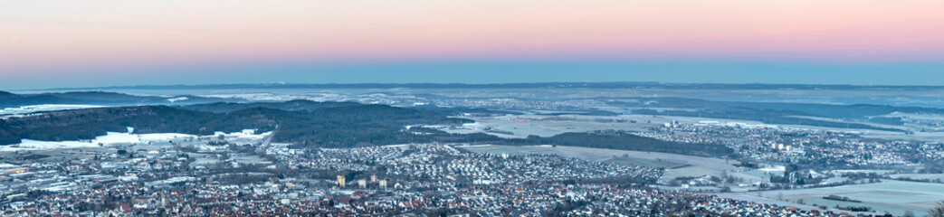 Spaichingen im Winter Dreifaltigkeitsberg