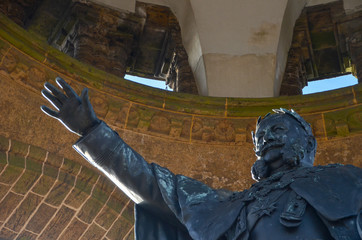 Obraz premium Kaiser-Wilhelm-Denkmal Porta Westfalica