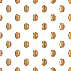Massage brush pattern in cartoon style. Seamless pattern vector illustration