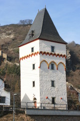 Fototapeta na wymiar Mauerturm in Bacharach