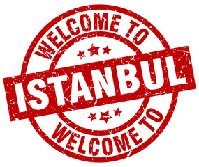 welcome to Istanbul red stamp