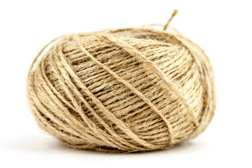 Coil of hemp twine