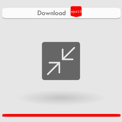 minimize vector icon