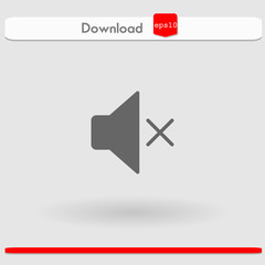 mute vector icon