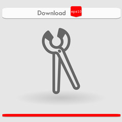 pliers vector icon