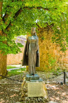 Covarrubias, Spain. Monument to the Norwegian Princess Christine