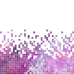 abstract vector square pixel mosaic background