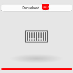 barcode vector icon