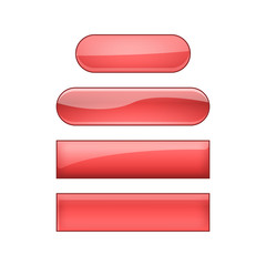 vector web buttons set