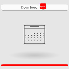 calendar vector icon