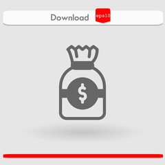 money bag vector icon