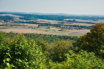 Fototapeta na wymiar Blick ins Coburger Land in Oberfranken