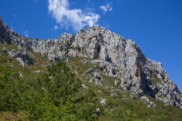 Fototapeta na wymiar Paklenica National Park - Dalmatia, Croatia, phot from Starigrad