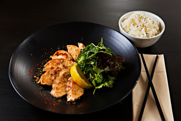 sushi, chinese food menu, food plates