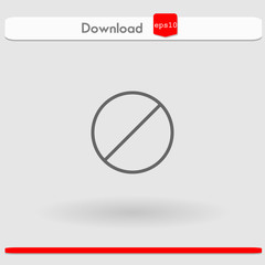 forbidden vector icon