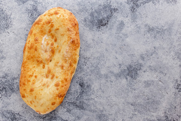 Pita tasty. View from above. The concept of healthy eating.