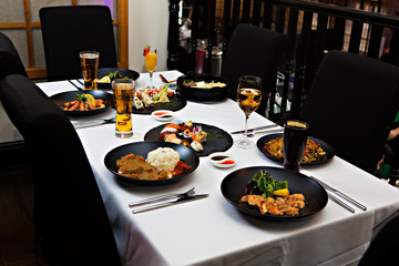 sushi, chinese food menu, food plates